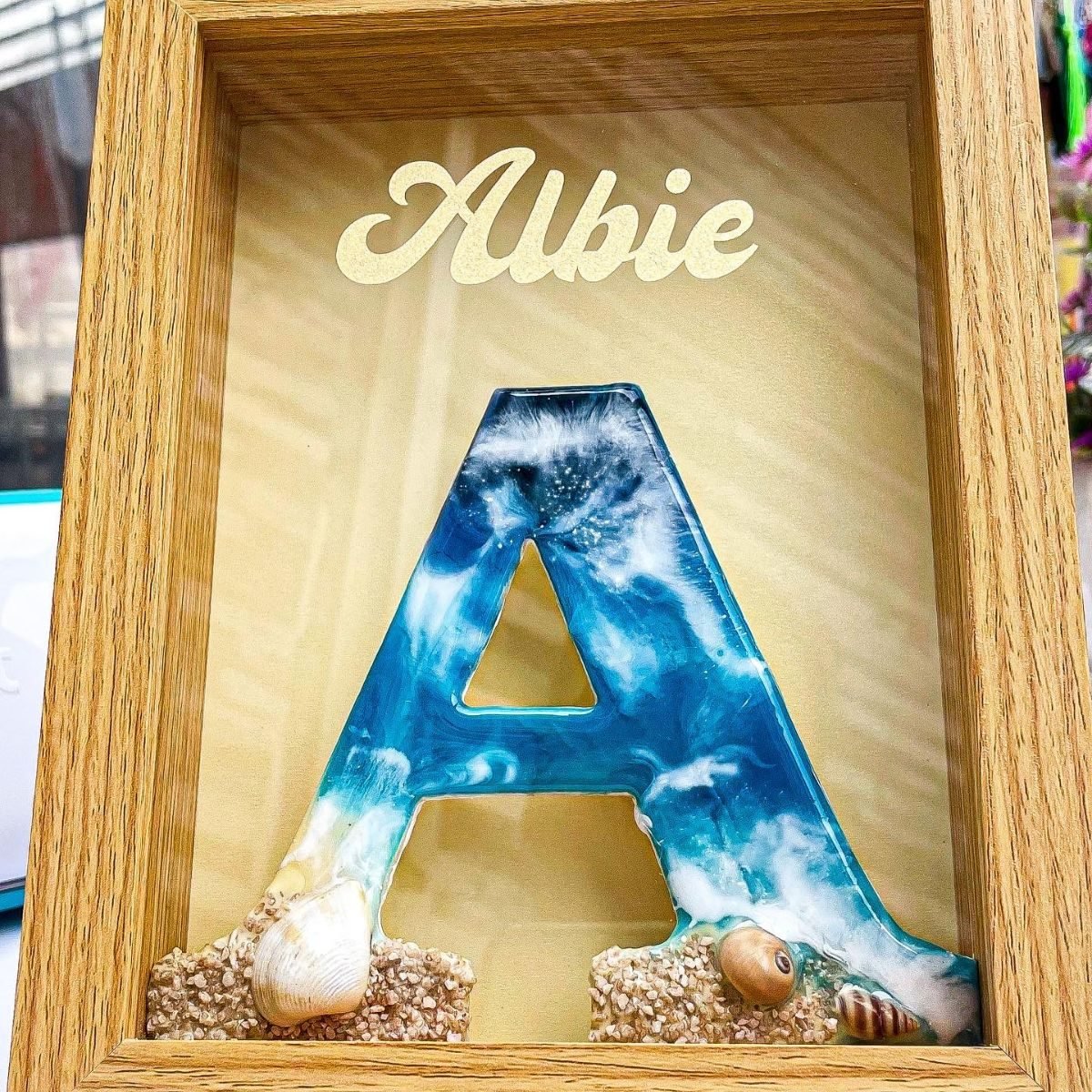 Cuadro inicial personalizado ocean art