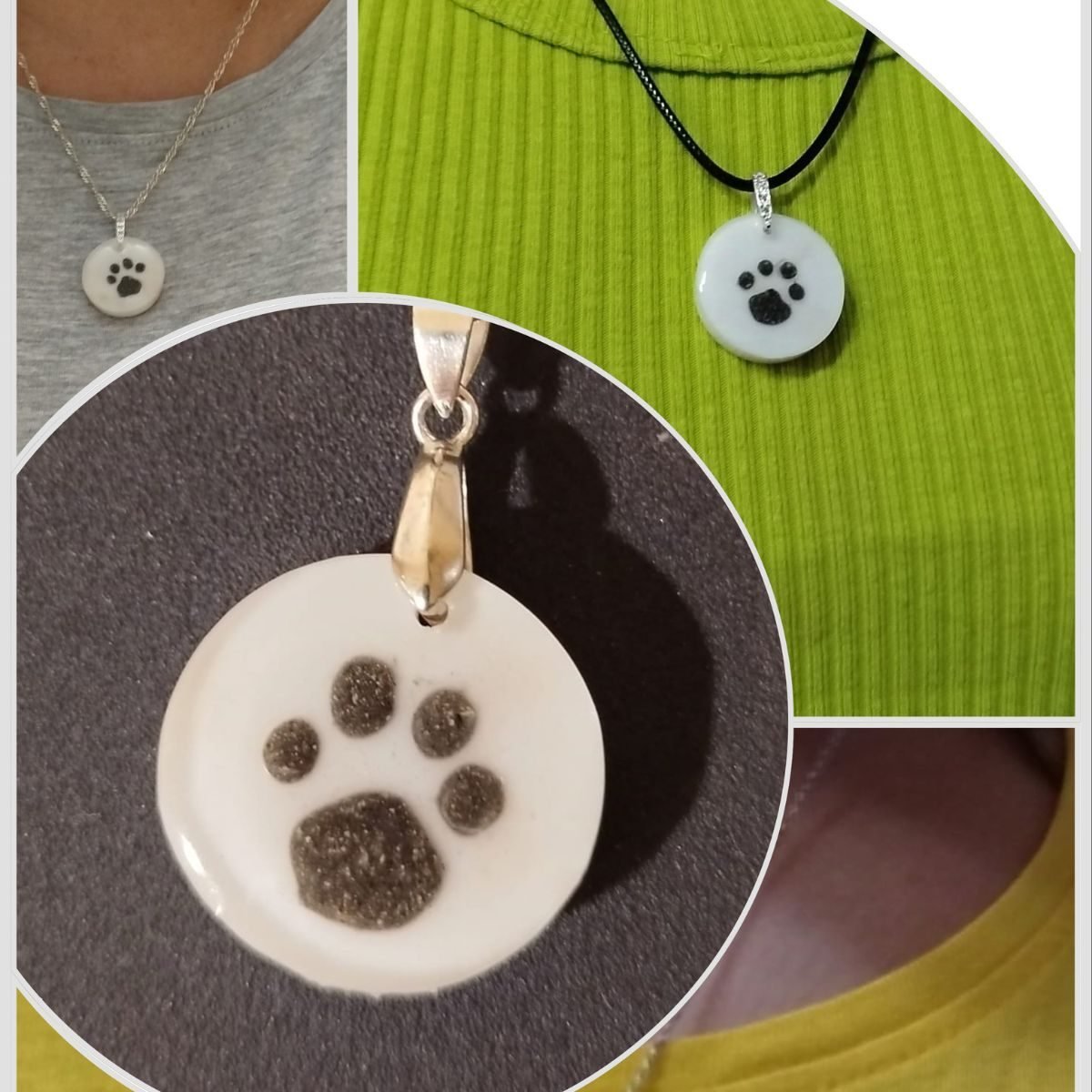 Colgante personalizado cenizas encapsuladas