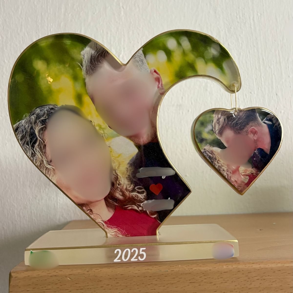 Recuerdo personalizado pareja con foto